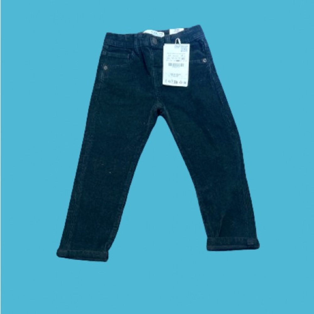 NWT Zara Slim Cord navy blue size 2T-3T years 98cm only $19